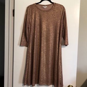 Metallic dress